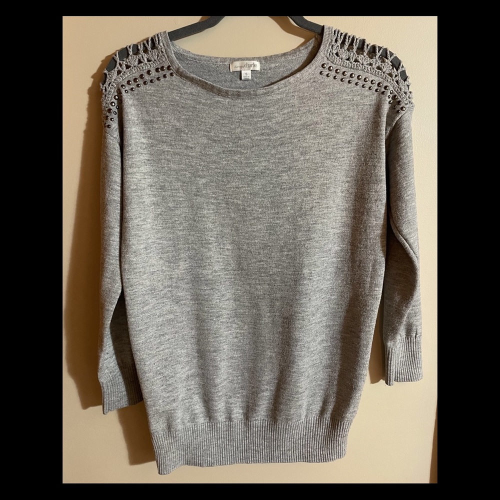 Charming Charlie Gray Sweater - Size Small